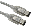 6-ft Firewire cable standard 6-pin to 6-pin