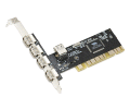 PCI USB2.0 Interface card 4+1 ports (VIA chipset)
