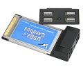 PCMCIA USB2.0 adapter with 4 ports