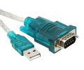 USB-to-Serial DB9 RS232 Adapter (Prolific PL2303) one-piece